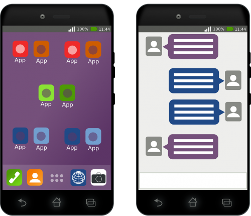 Vector Graphics - Mobile Phone (500x430), Png Download