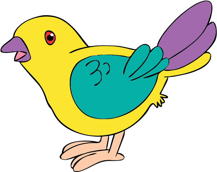 Bird Clipart Free Clipart Images - Clipart Picture Of Bird (800x683), Png Download