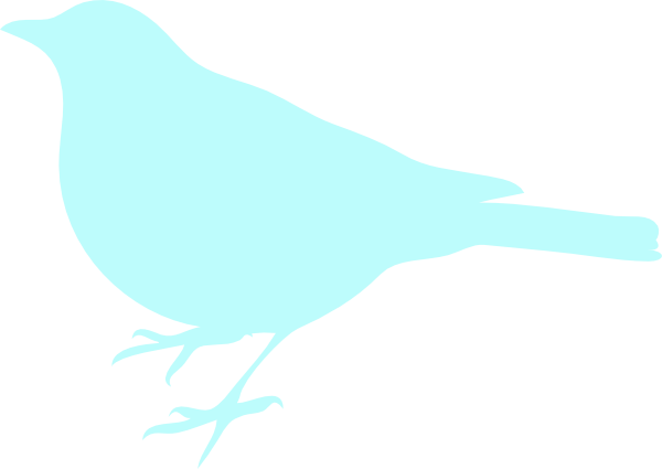 Sea Foam Blue Bird Svg Clip Arts 600 X 425 Px (600x425), Png Download