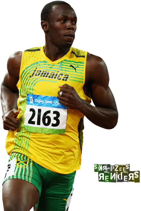Usain Bolt Olympics - Usain Bolt (537x750), Png Download