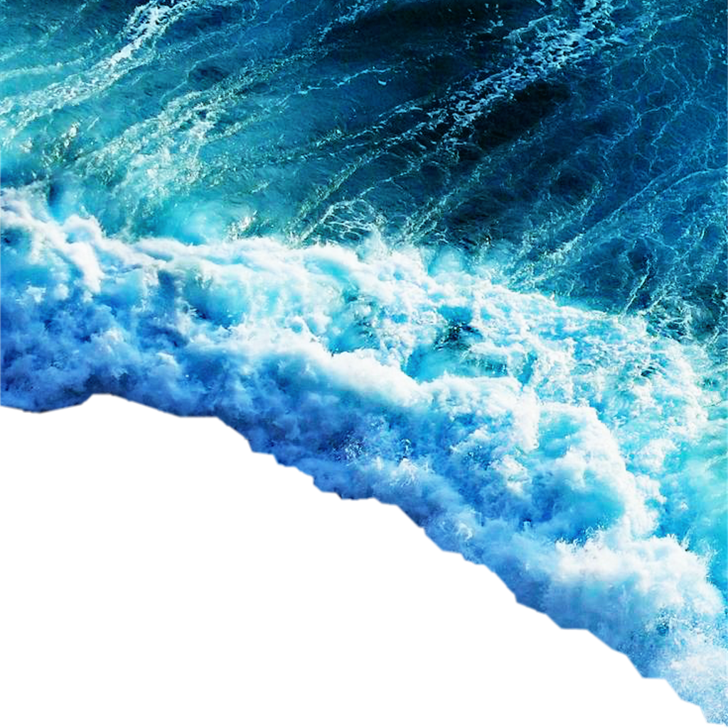 Fteblue Blue Sea Seashore Water Waves Beach Freetoedit - Wild Hearts In Atlantis (1024x1024), Png Download