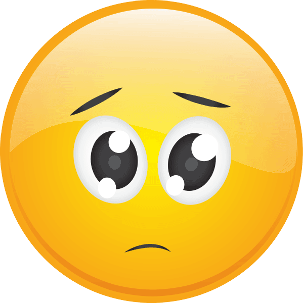 Smiley Png Photo - Upset Smiley (599x600), Png Download