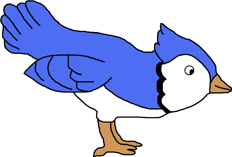 Bird Clipart Blue Jay - Free Clipart Of Blue Jay (804x626), Png Download