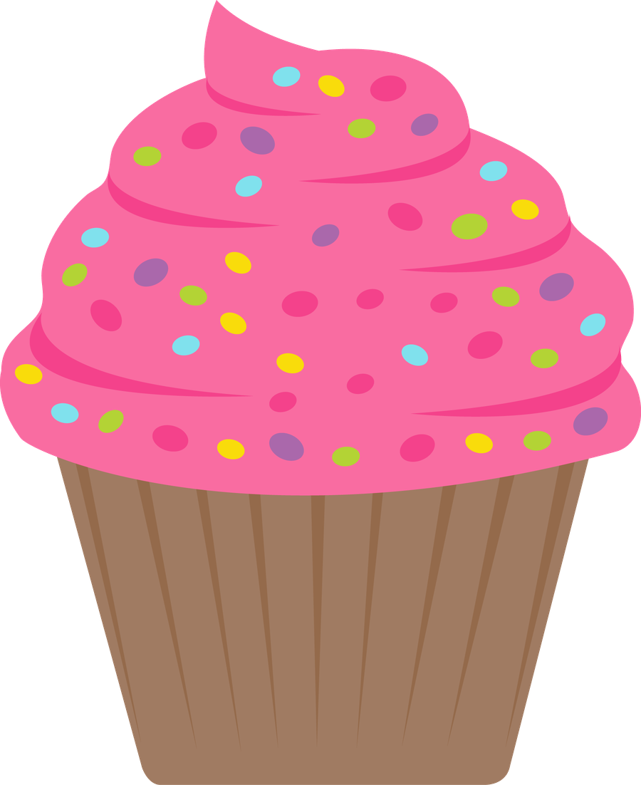 Vanilla Cupcake Clipart Candyland - Candyland Cupcake Clipart (900x1102), Png Download