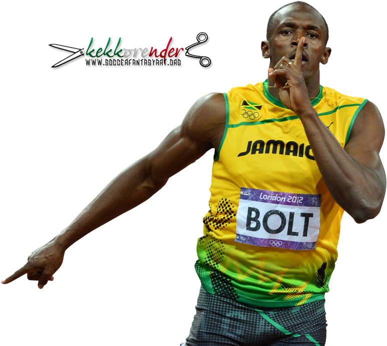 Usain Bolt Photo Bolt - Athlete (786x695), Png Download