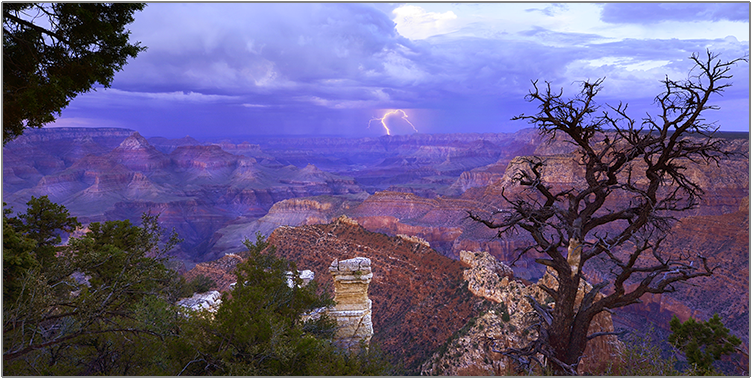 Lightning Over Grandview Vista - Vista (750x750), Png Download