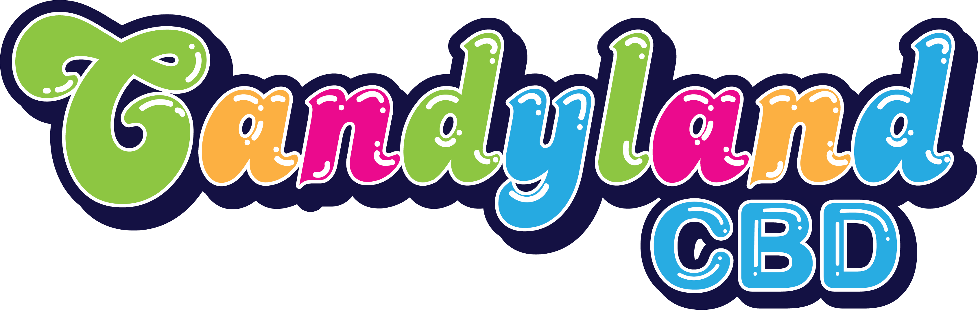 Welcome To Candyland Cbd - Cannabidiol (3382x1072), Png Download