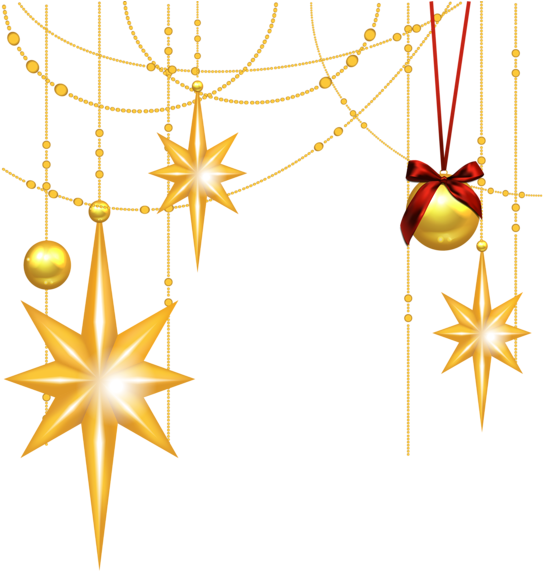 Christmas Png Jpg Black And White Stock - Christmas Balls And Stars Png (554x600), Png Download