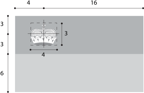 Construction Sheet For The Liechtenstein Flag - Flag Of Liechtenstein (500x330), Png Download