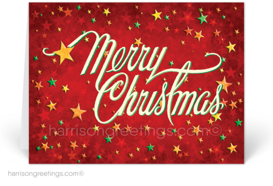 Vintage Merry Christmas Holiday Cards - Christmas Greeting Cards (560x417), Png Download