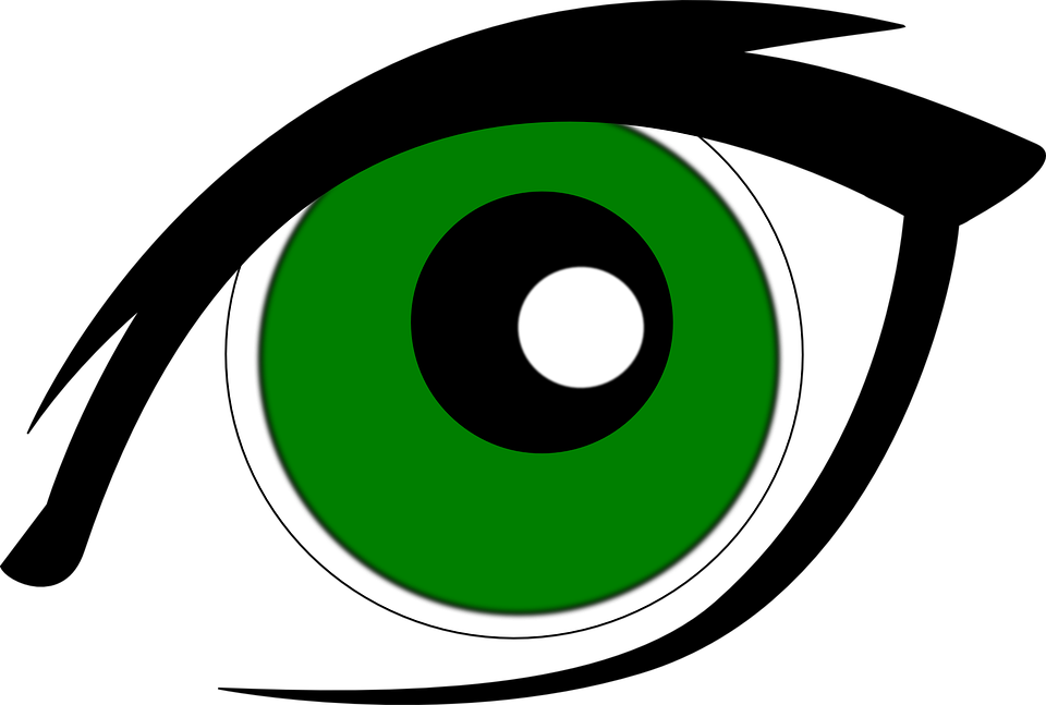 Collection Of Monster Eyes Buy Any Image - Green Eye Clip Art (960x647), Png Download