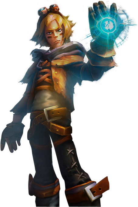Old Classic Ezreal Splashart Png Image - Lol Ezreal (1215x683), Png Download