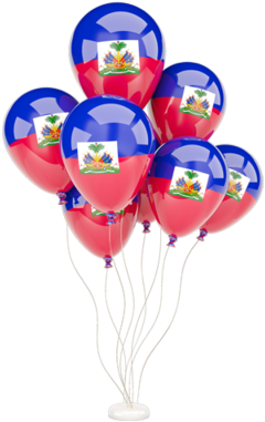 Illustration Of Flag Of Haiti - Flag Of Vietnam On Balloon (640x480), Png Download