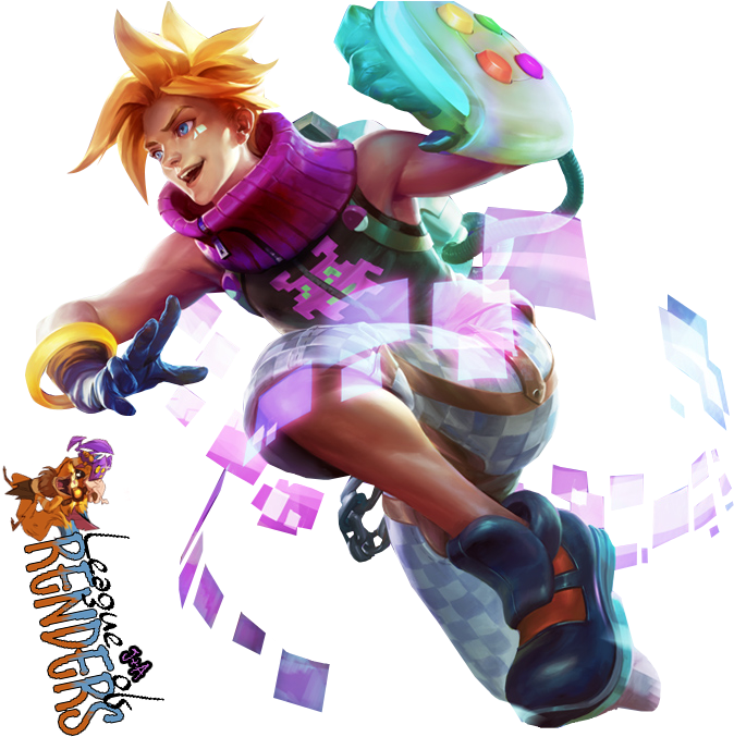 Arcade Ezreal Art (737x713), Png Download