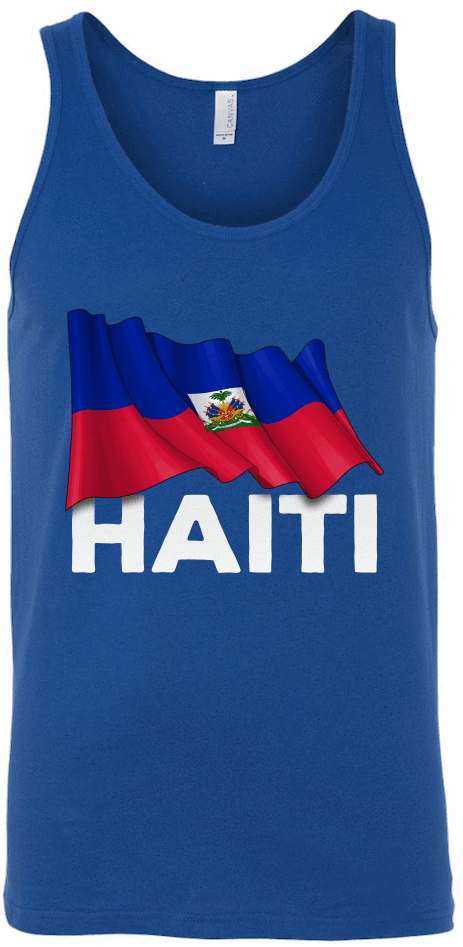 Haiti Flag Tank - Shirt (1024x1024), Png Download