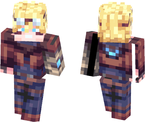 Ezreal [league Of Legends] - Minecraft (584x497), Png Download