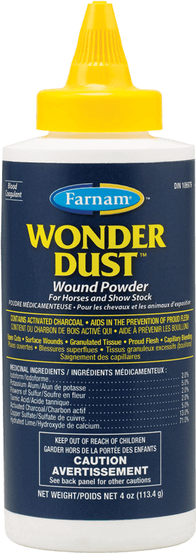 4 Oz - Natural Pets Wonder Dust Wound Powder (4 Oz) Horse (1200x1017), Png Download