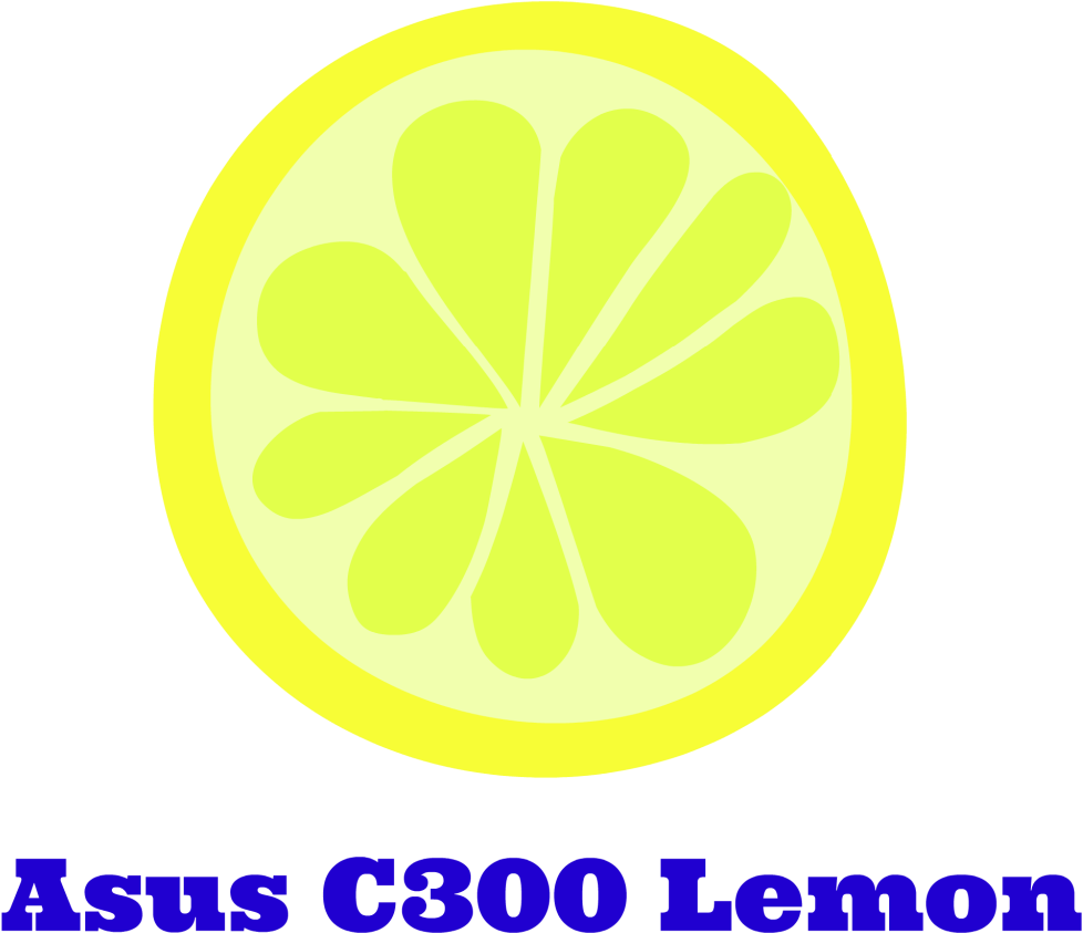Asus C300 Review, Asus C300 Review, Asus C300 Lemon, - Circle (1024x1024), Png Download