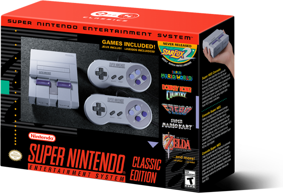 Echo117 - Nintendo Super Nes Classic Edition (568x390), Png Download