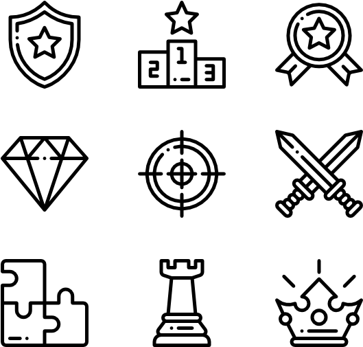 Gaming - Hand Drawn Icons Png (600x564), Png Download