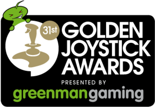 1 Golden Joystick 2013 Gmg Logo 350px - Green Man Gaming (1200x675), Png Download