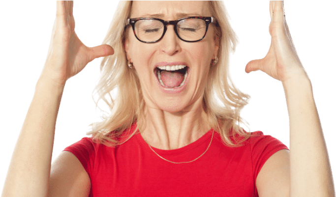 How To Handle Angry Customers In A Positive Way - Hands Up I Give Up (864x400), Png Download