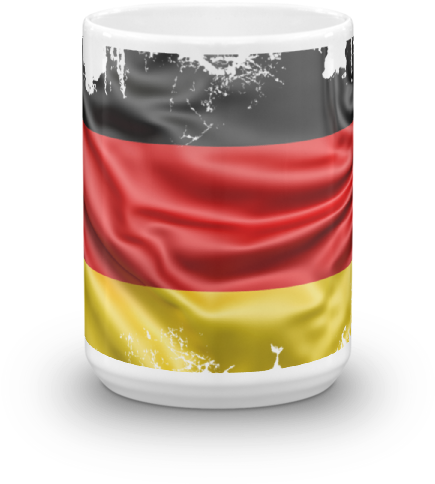 Mug Mondial 2018 Germany Flag - 2018 World Cup (600x600), Png Download