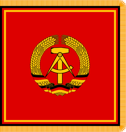 500px-flag Of President Of East Germany Svg - East Germany (500x524), Png Download