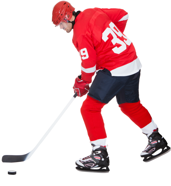 Adult Hockey League - Adult Hockey Player (736x664), Png Download