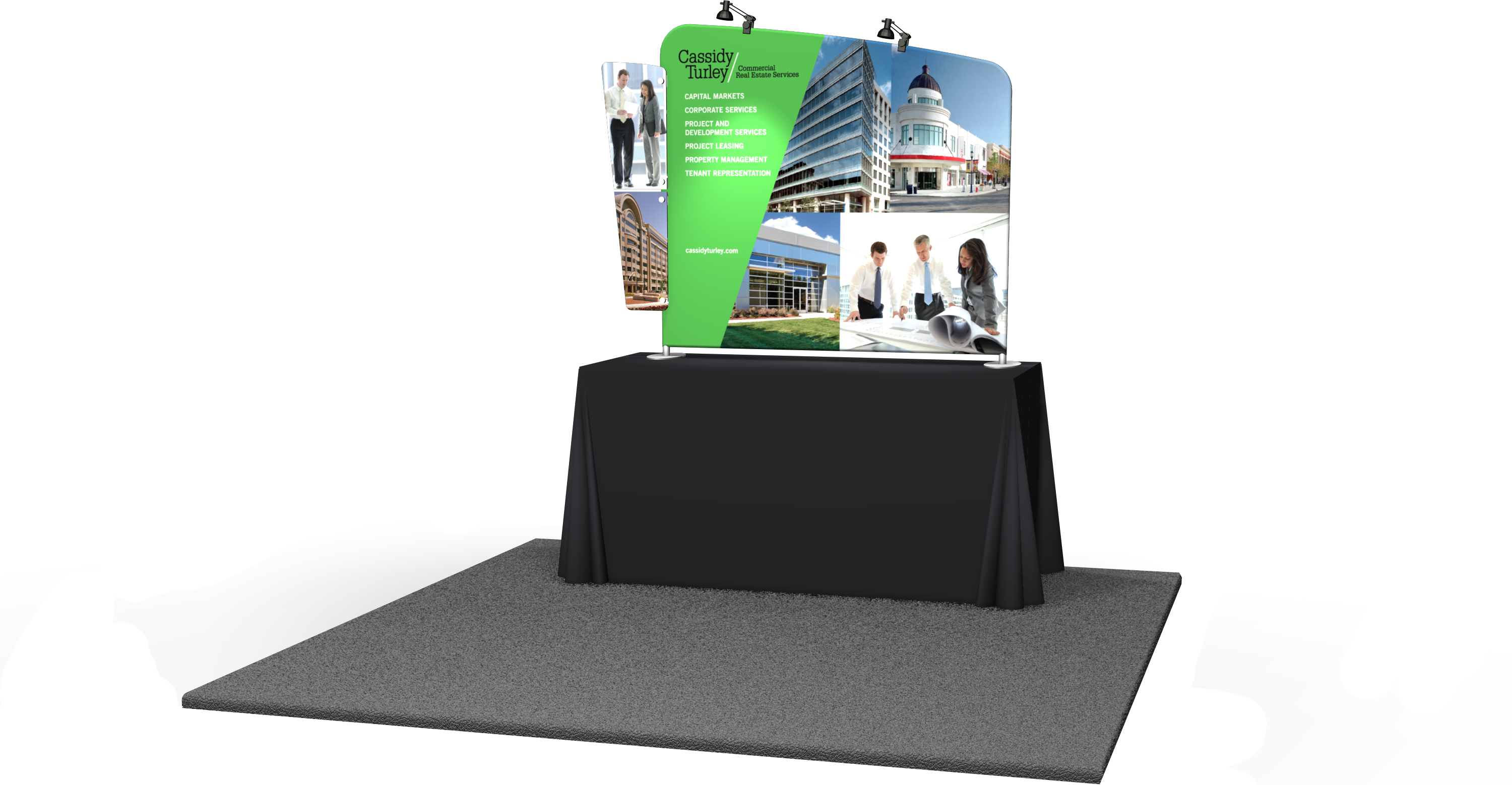 Download Elevated Displays That Top Booth Display Table Full Size PNG Image PNGkit