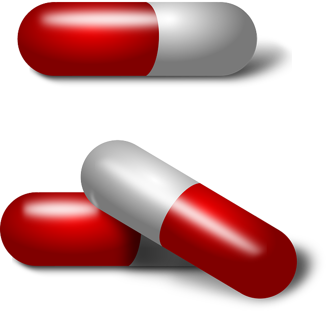 Medicine Pill Clip Art At Clker - Capsula Pastilla (640x611), Png Download