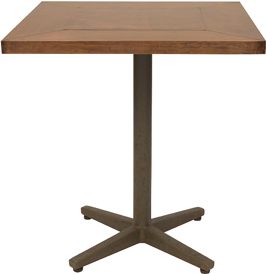 Copper Table Top - Cafe Table Png (768x1024), Png Download