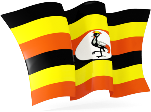 Uganda Flag Png Image - Uganda Flag Waving Png (640x480), Png Download