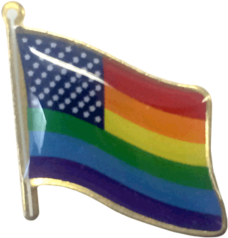 New Glory Rainbow Lapel Pin - Lapel Pin (520x416), Png Download