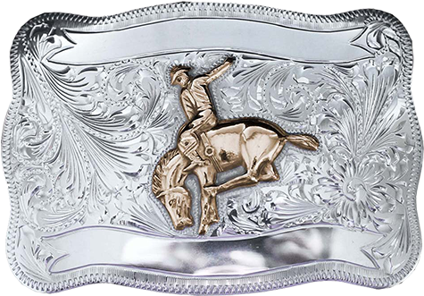 Vector Library Fleming - Cowboy Belt Buckle Transparent Png (500x350), Png Download