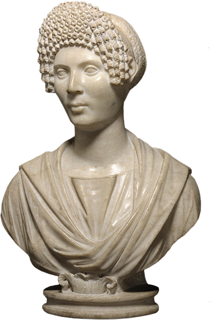 Svg Library Stock Png For Free Download On Mbtskoudsalg - Funerary Portrait Of A Woman (567x712), Png Download