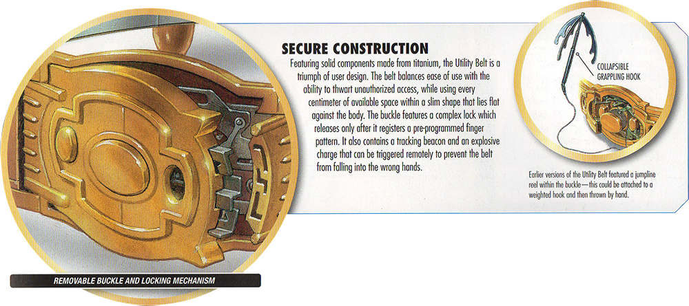 Buckle - Batman Utility Belt (1000x445), Png Download