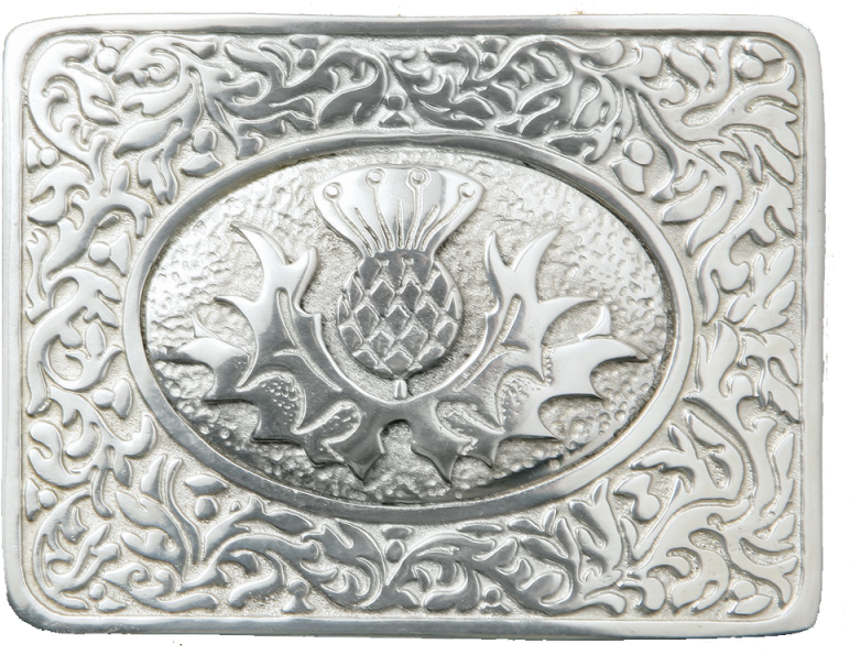 Hark Thistle Belt Buckle - Thistle Belt Buckle (800x800), Png Download