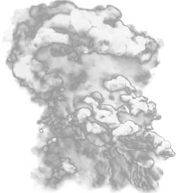 Big Grey Smoke Png Image - Smoke Png Free (687x720), Png Download