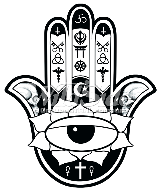 Spiritual Hand - T-shirt (675x675), Png Download