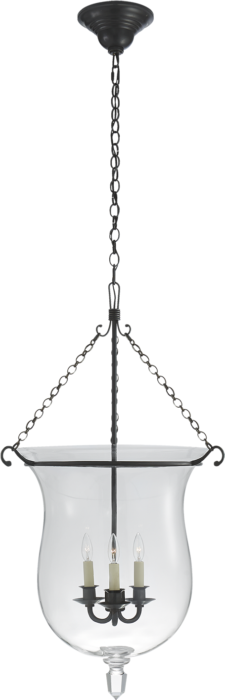 Julianne Large Smoke Bell Pendant Bronze - Pendant Light (1440x1440), Png Download