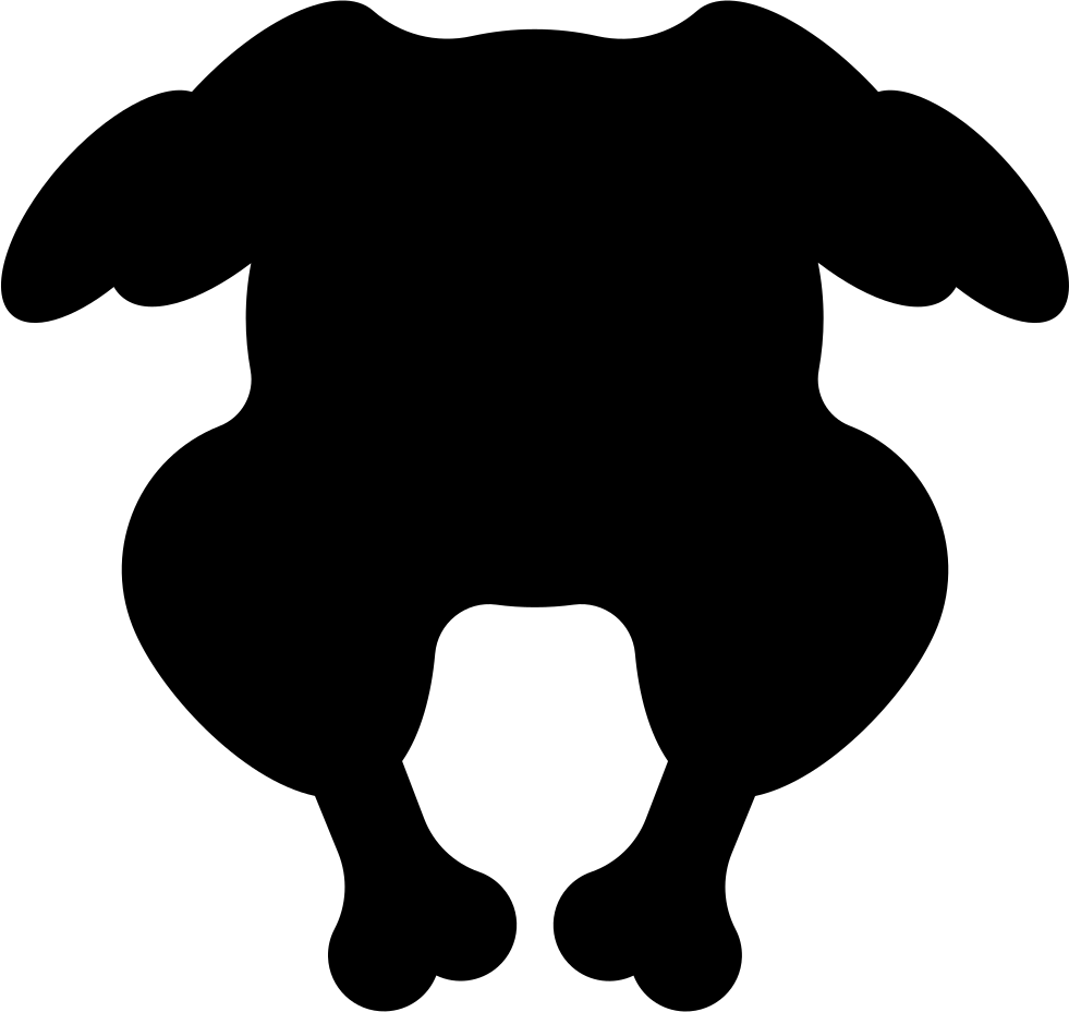 Chicken Silhouette Without Head - Portable Network Graphics (981x928), Png Download
