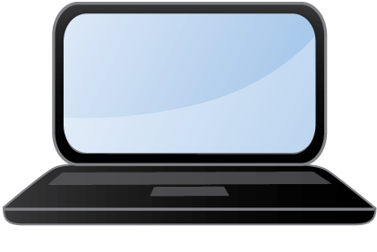 Picture Black And White Stock Computer Clipart Free - Computer Clip Art Png (455x315), Png Download