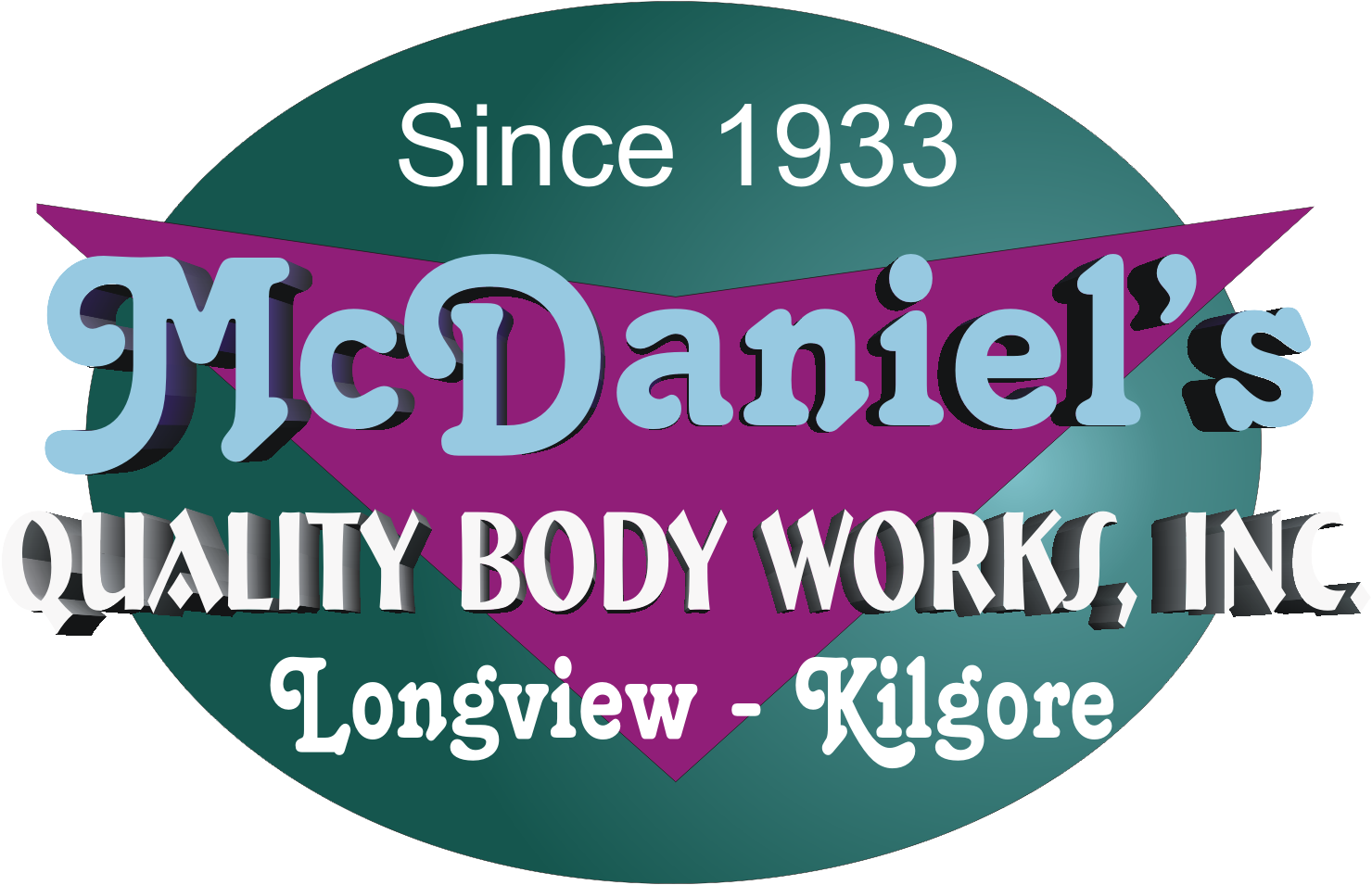 Mcdaniels Quality Body Works - Graphic Design (1500x954), Png Download