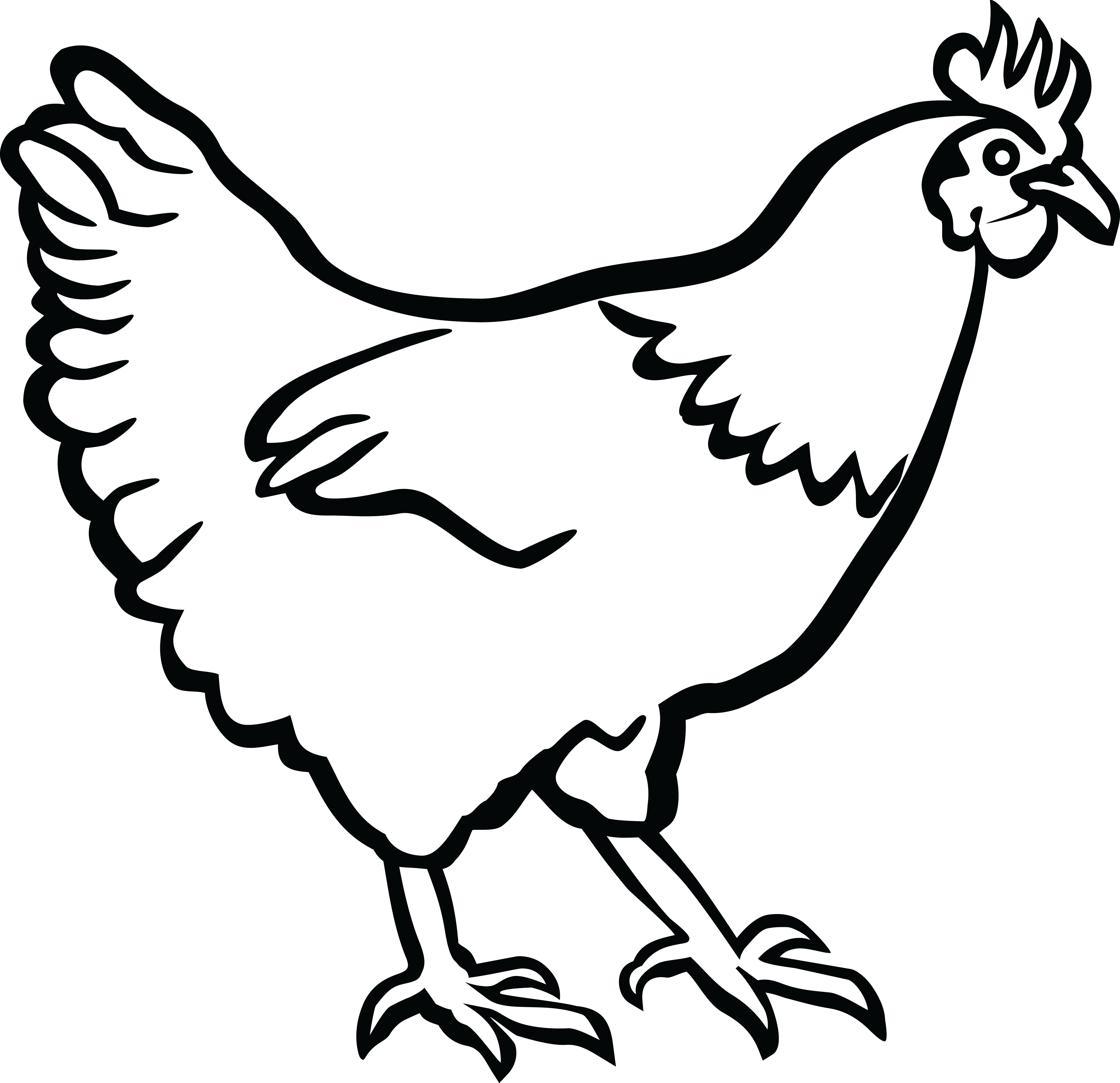 Clipart Freeuse Download Free Download Best X Of A - Hen Clip Art (4000x3867), Png Download