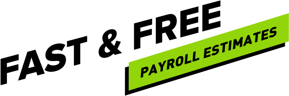 Fast Free Payroll Estimate Tilt 01 - Graphic Design (1000x344), Png Download