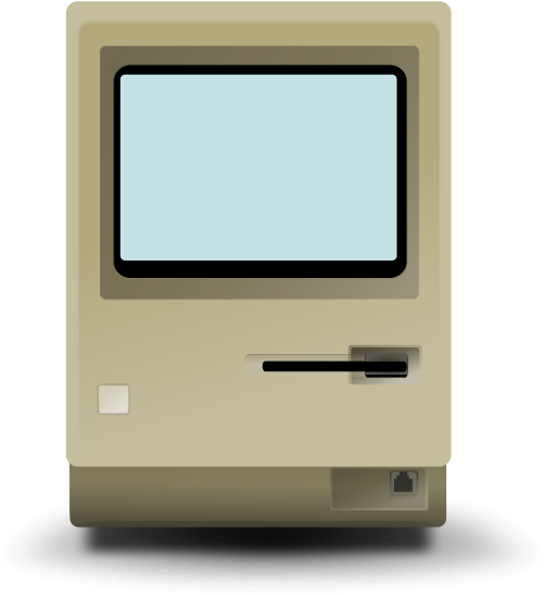 Macintosh 128k Cpu Only Clipart Png (600x557), Png Download