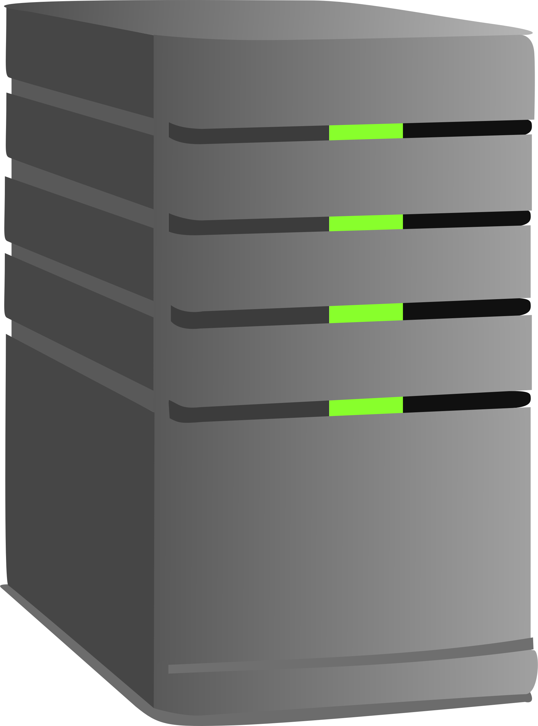 Computer Server Clip Art Clipart Server - Server Clip Art (1780x2400), Png Download