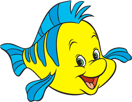 762 Images About 👑emoji🍌transparents💋 On We Heart - Flounder From The Little Mermaid (450x400), Png Download