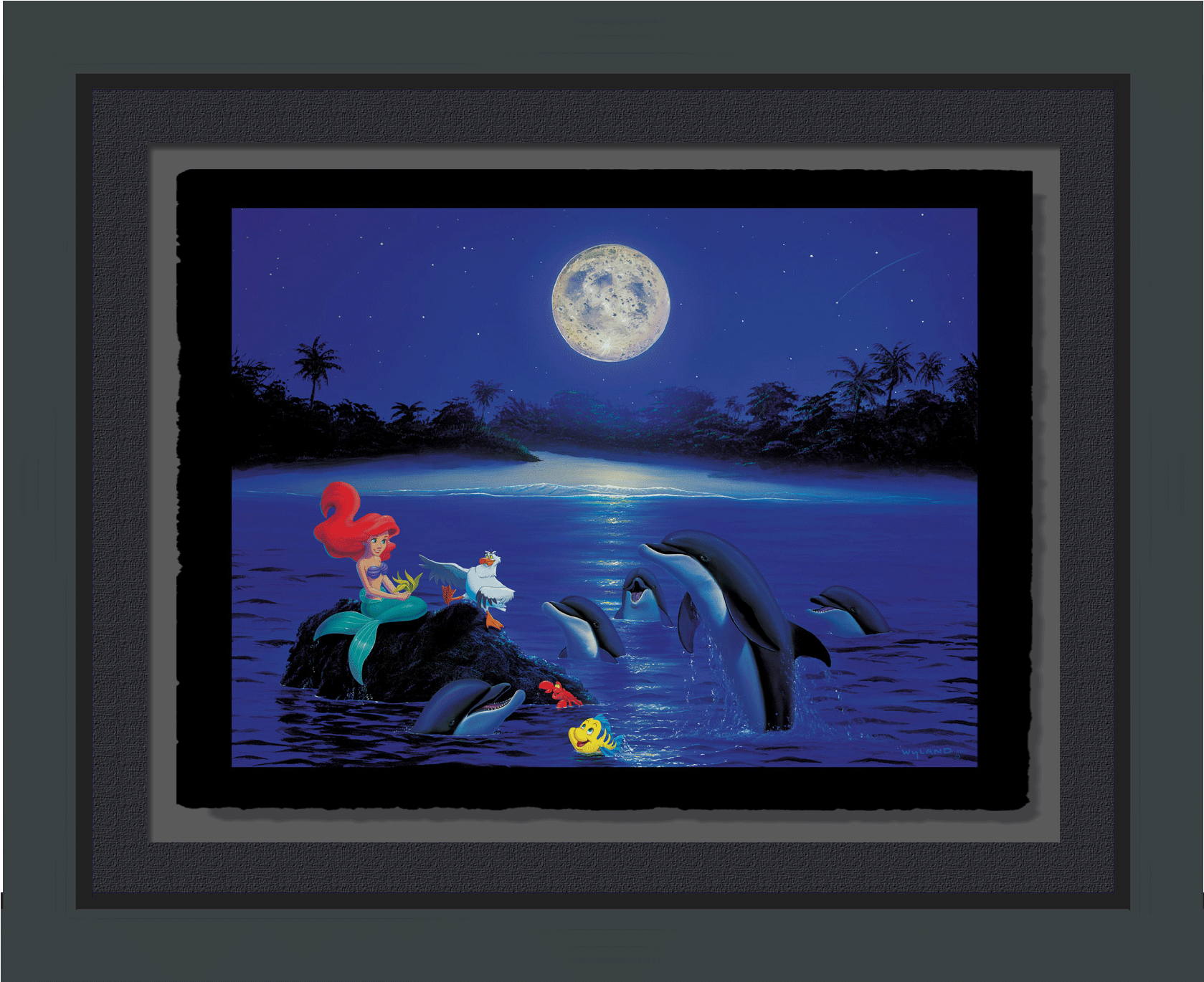 Image Description - Wyland Disney Art (1800x1800), Png Download